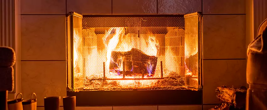 Mendota Hearth Landscape Fireplace Installation in Morton, Illinois