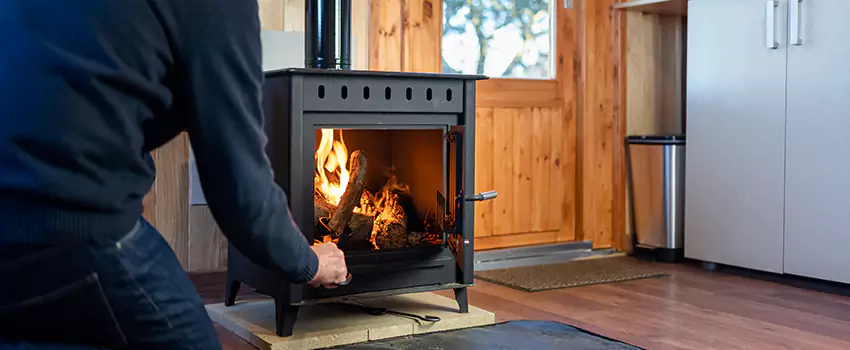 Open Hearth Wood Fireplace Installation in Morton, IL