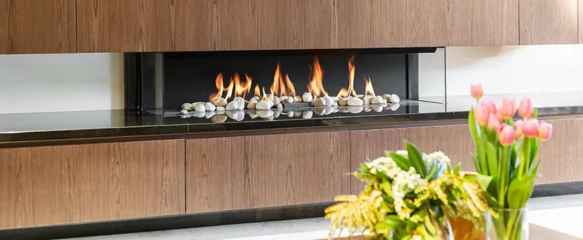 Double-height Fireplace Design Refurbishment in Morton, Illinois